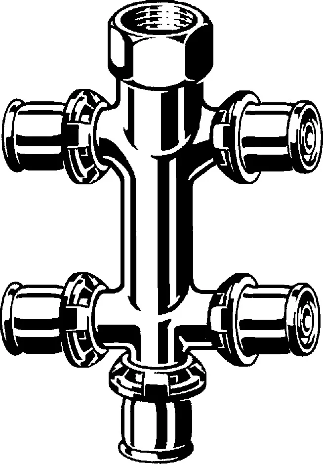 Viega „Sanfix P“ Verteiler 5-fach Viega „Sanfix P“ Verteiler 5-fach