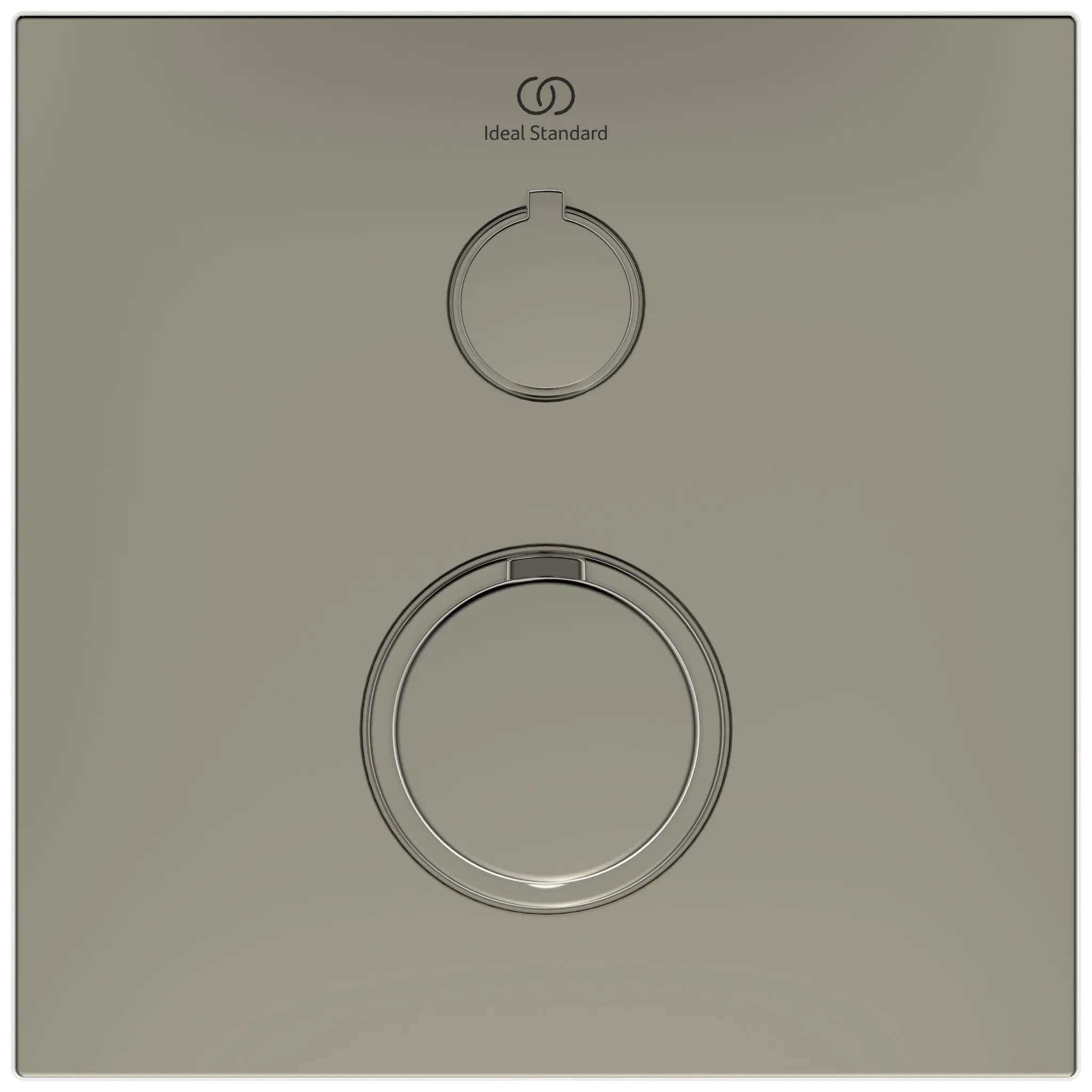 Einzelthermostat Unterputz Ceratherm C100, Bausatz 2, Rosette 163x163mm, Brushed Gold Einzelthermostat Unterputz Ceratherm C100, Bausatz 2, Rosette 163x163mm, Brushed Gold