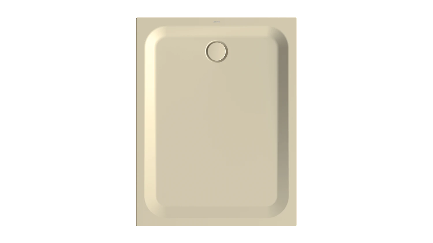 Bette rechteck Duschwanne „BetteUltra“ 1300 × 1000 mm ohne Oberflächenbeschichtung, ohne Oberflächenveredelung, ohne Wannenträger, in Cream