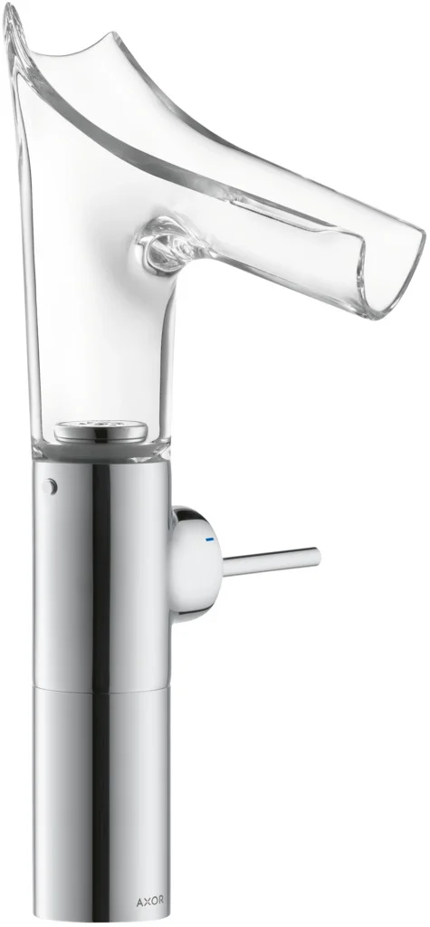 Hansgrohe AXOR Starck V Einhebel-Waschtischmischer chrom, Ausladung 125 mm, Auslaufhöhe 220 mm, ComfortZone 220, Laminarstrahl, Pingriff, spülmaschinengeeignet Hansgrohe AXOR Starck V Einhebel-Waschtischmischer chrom, Ausladung 125 mm, Auslaufhöhe 220 mm, ComfortZone 220, Laminarstrahl, Pingriff, spülmaschinengeeignet
