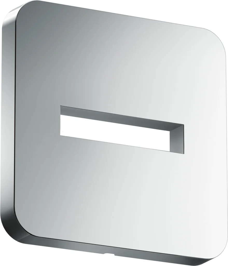 Hansgrohe AXOR ShowerSolutions Rosette softsquare, Chrom, Metall, Wandmontage Hansgrohe AXOR ShowerSolutions Rosette softsquare, Chrom, Metall, Wandmontage