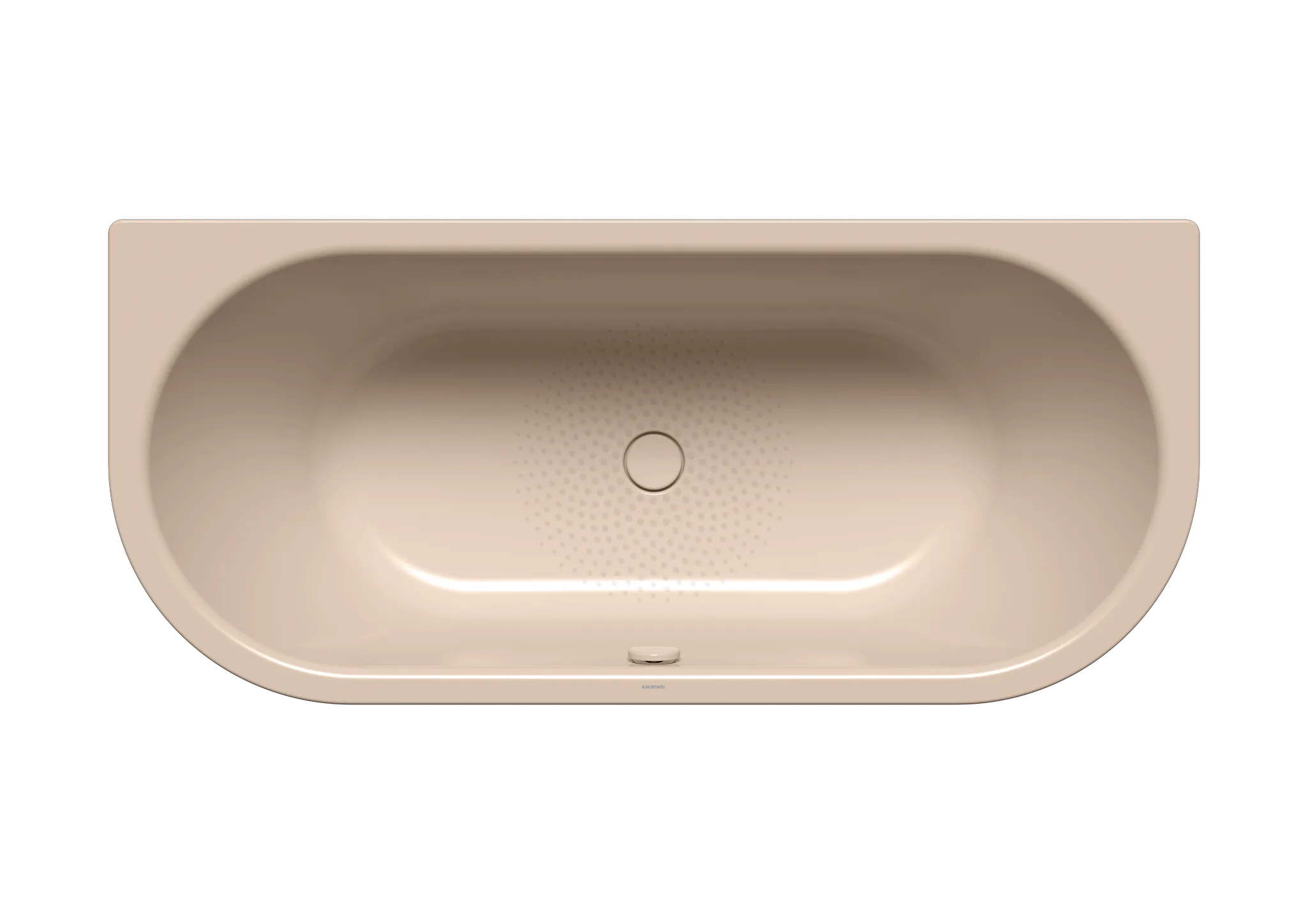 Kaldewei Badewanne „Centro Duo 2“ vorwand 180 × 80 cm mit Überlaufbohrung, in bahamabeige