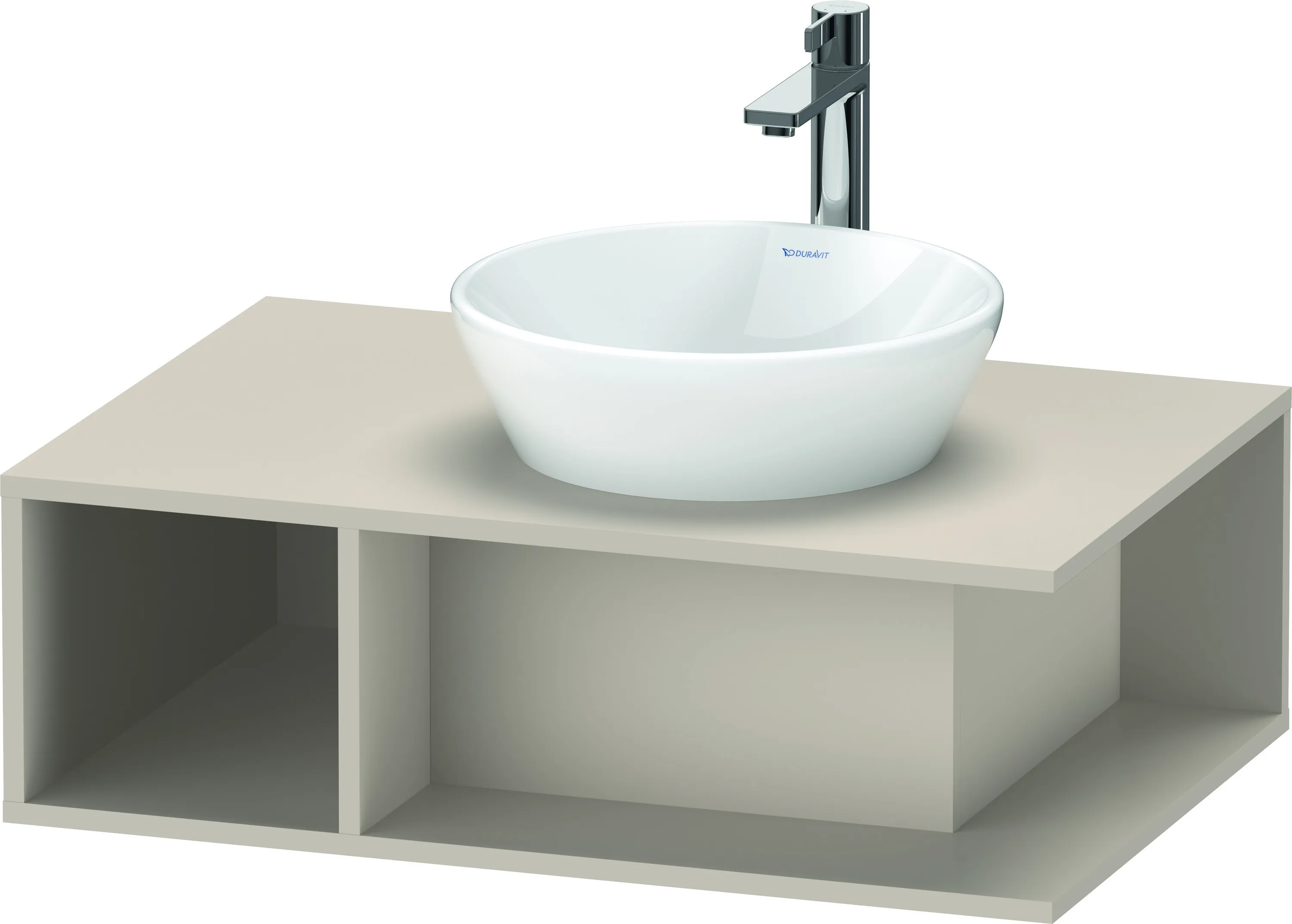 Duravit Waschtischunterschrank wandhängend „D-Neo“ 80 × 26 × 55 cm Taupe Matt Duravit Waschtischunterschrank wandhängend „D-Neo“ 80 × 26 × 55 cm Taupe Matt