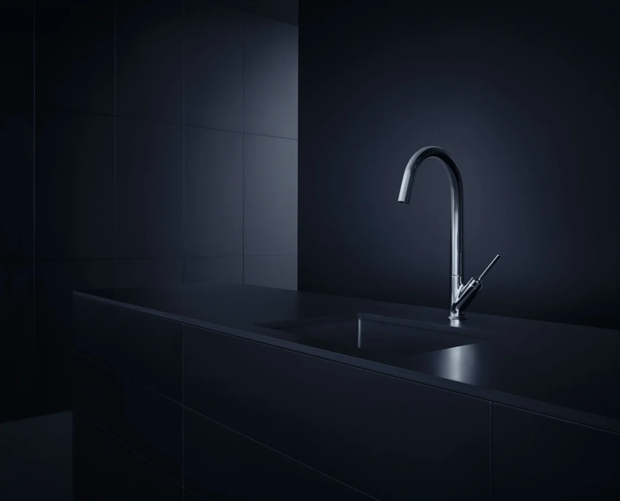 Hansgrohe AXOR Starck Einhebel-Küchenmischer 300 mit Schwenkauslauf, Chrom