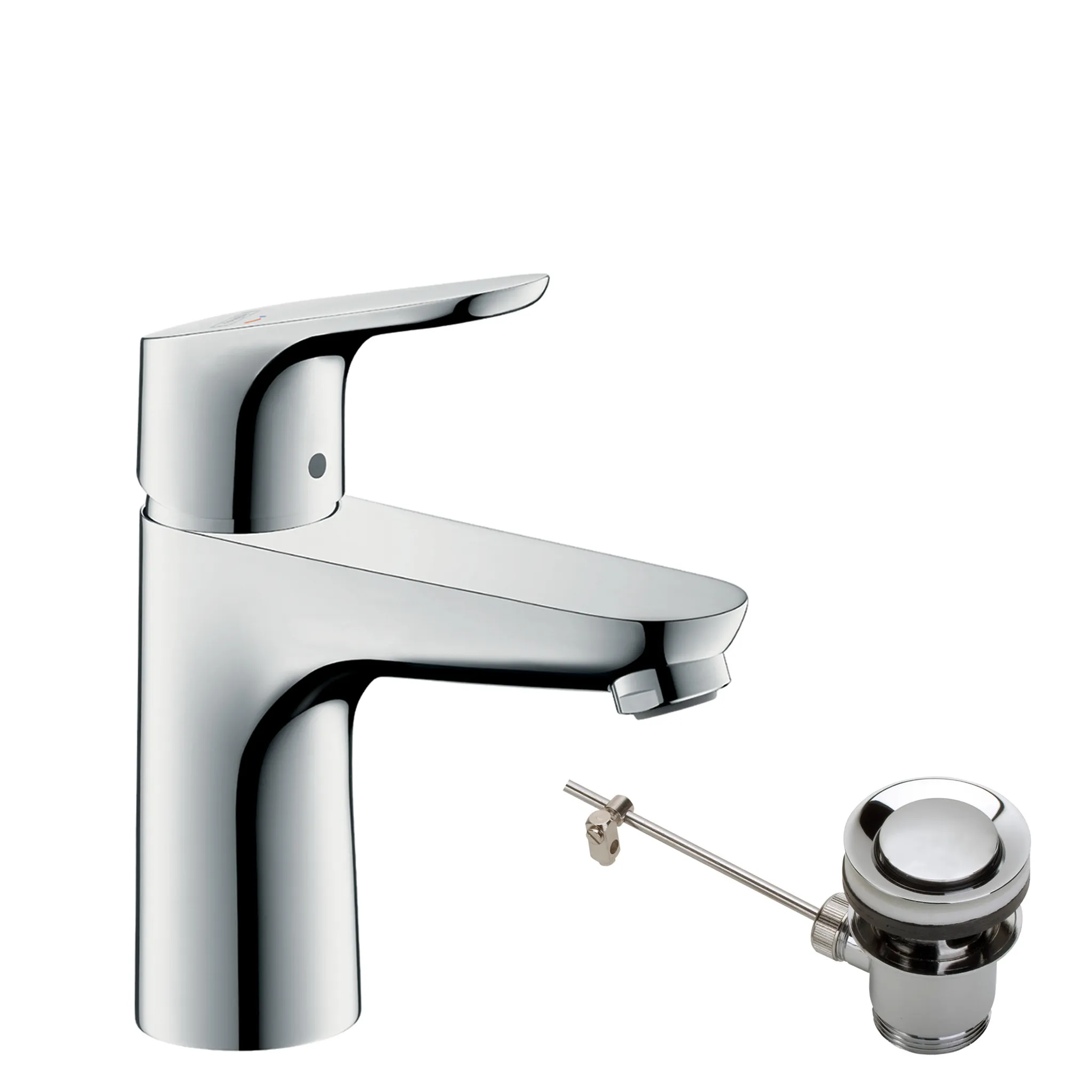 Waschtischmischer 100 Focus CoolStart chrom