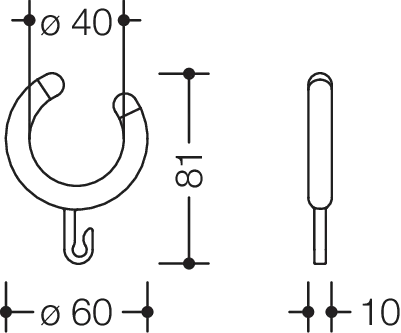 HEWI Duschvorhangstange HEWI Duschvorhangstange
