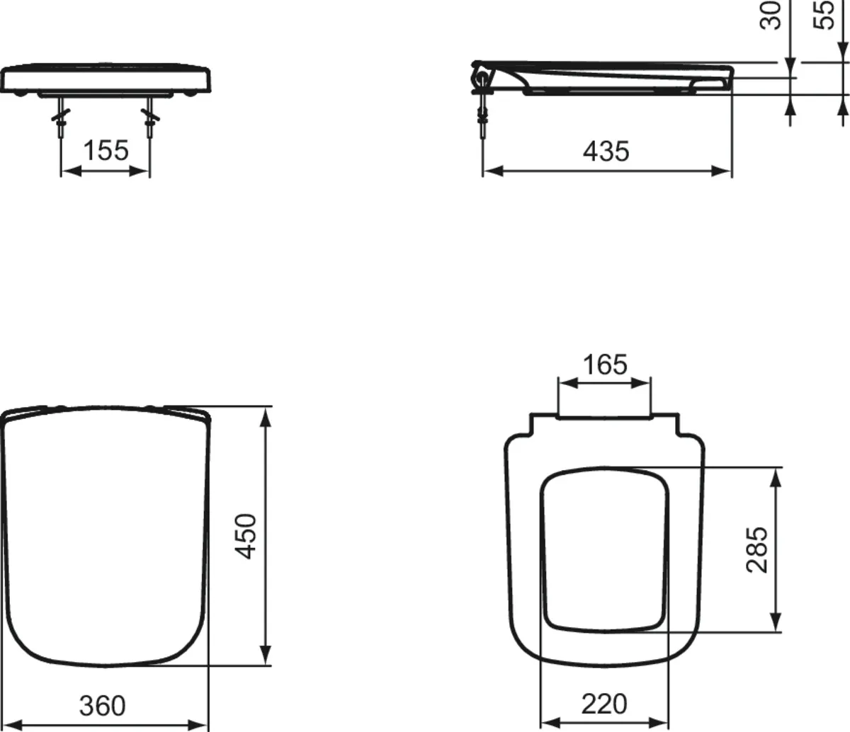 Ideal Standard WC-Sitz „Mia“