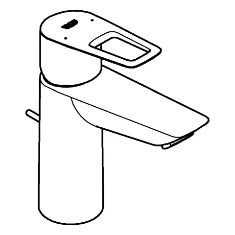Grohe BauLoop Einhand-Waschtischbatterie M-Size chrom Grohe BauLoop Einhand-Waschtischbatterie M-Size chrom