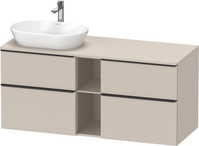 Duravit Waschtischunterschrank wandhängend „D-Neo“ 140 × 66,4 × 55 cm