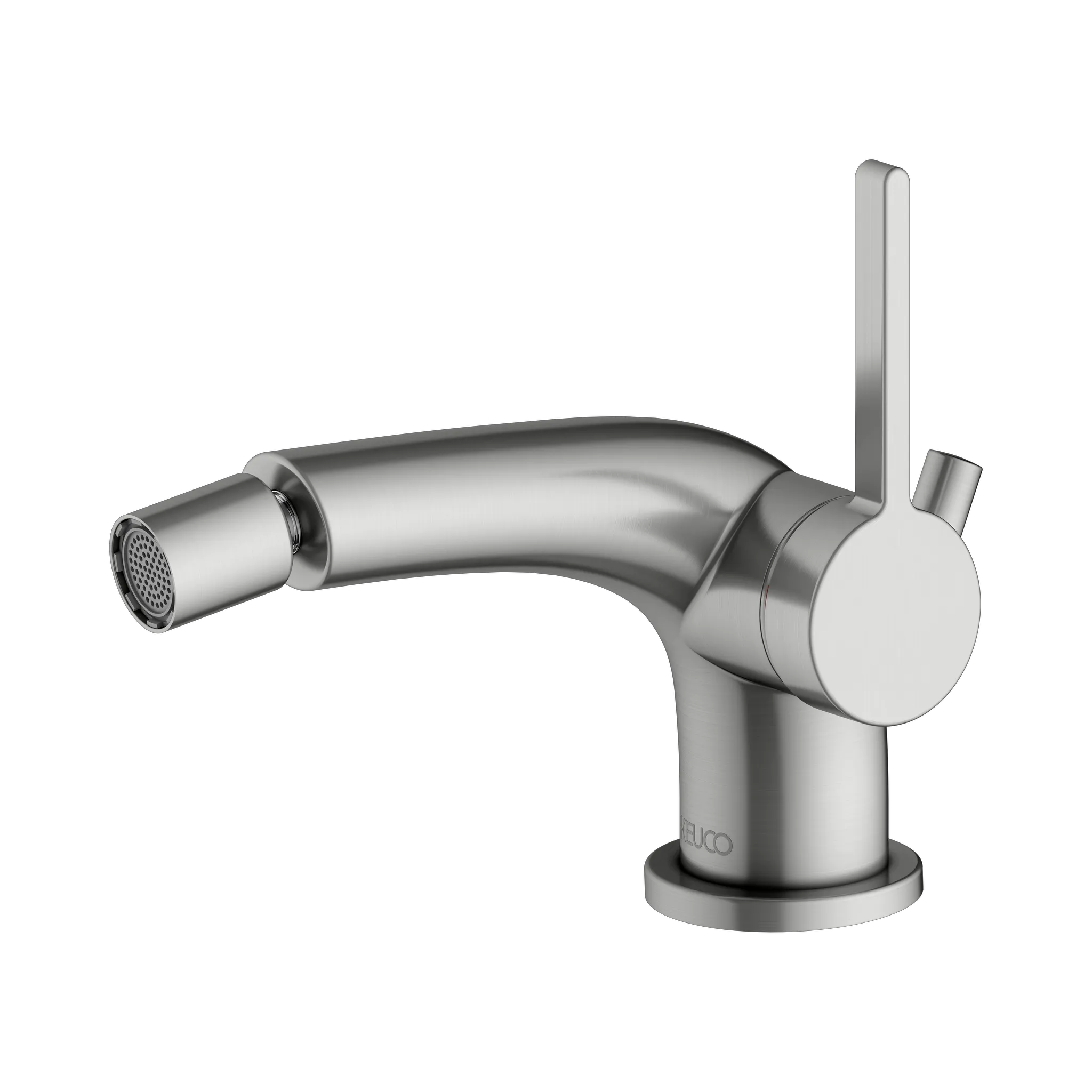 Edition 400 Einhebel-Bidetmischer Edelstahl-finish