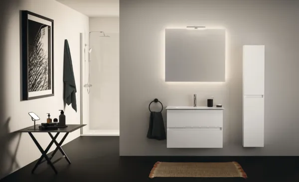 Ideal Standard Hochschrank „Eurovit+“ 30 × 150 × 23,6 cm Hochglanz grau lackiert Ideal Standard Hochschrank „Eurovit+“ 30 × 150 × 23,6 cm Hochglanz grau lackiert