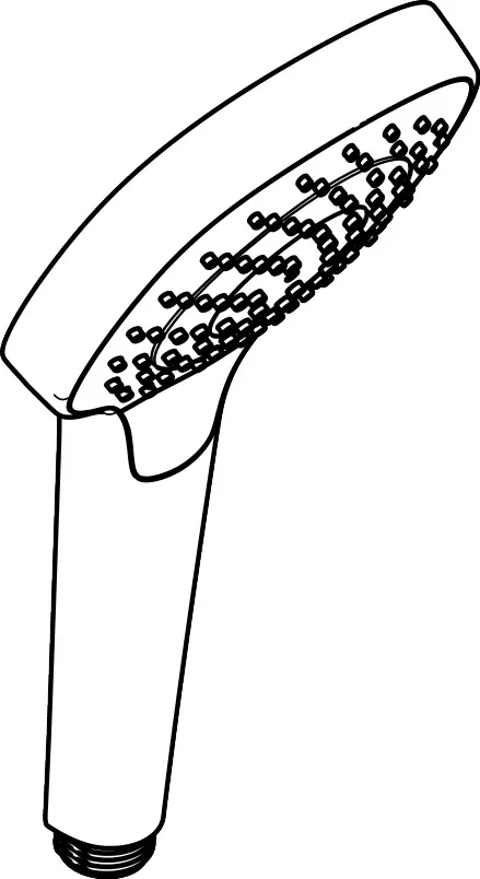 Handbrause Croma Select E Vario weiss/chrom Handbrause Croma Select E Vario weiss/chrom