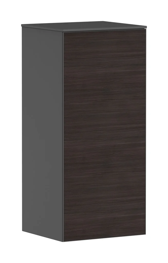 Hansgrohe Xevolos E Halbhochschrank Schiefergrau Matt 400/360mm, Türanschlag links, Eiche Dunkel Front Hansgrohe Xevolos E Halbhochschrank Schiefergrau Matt 400/360mm, Türanschlag links, Eiche Dunkel Front