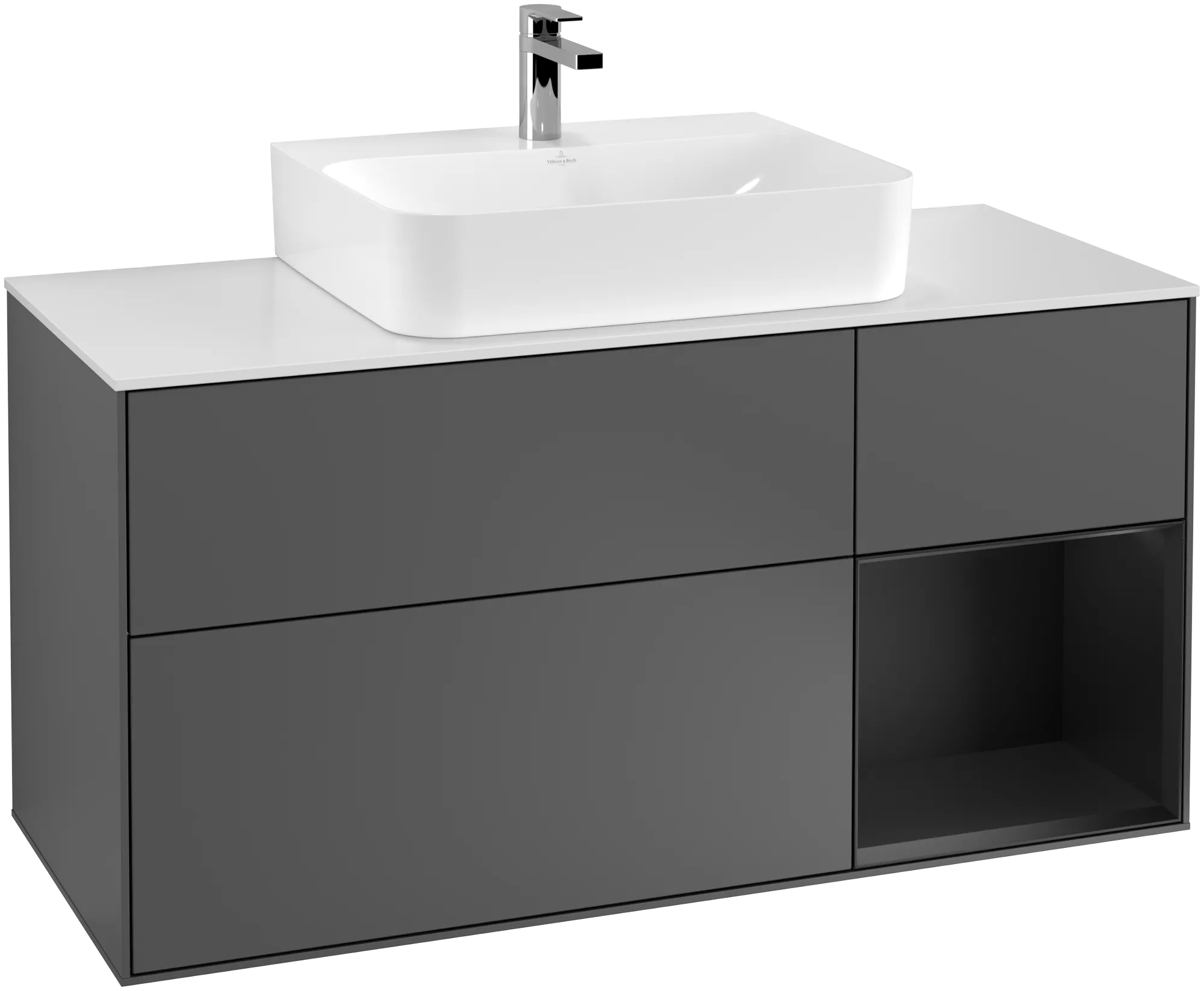 Villeroy & Boch Finion Waschbeckenunterschrank G17 1200x603x501mm anthrazit