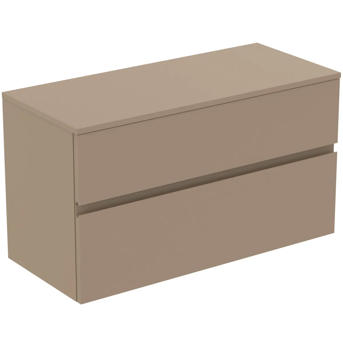 Ideal Standard Waschtischunterschrank „Finesse“ 100,2 × 55,8 × 44 cm Greige matt Ideal Standard Waschtischunterschrank „Finesse“ 100,2 × 55,8 × 44 cm Greige matt
