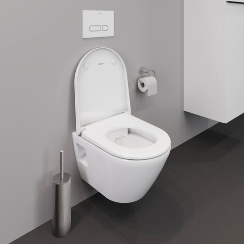 Wand-WC compact 480 mm D-Neo, weiß rimless, Tiefspüler Wand-WC compact 480 mm D-Neo, weiß rimless, Tiefspüler