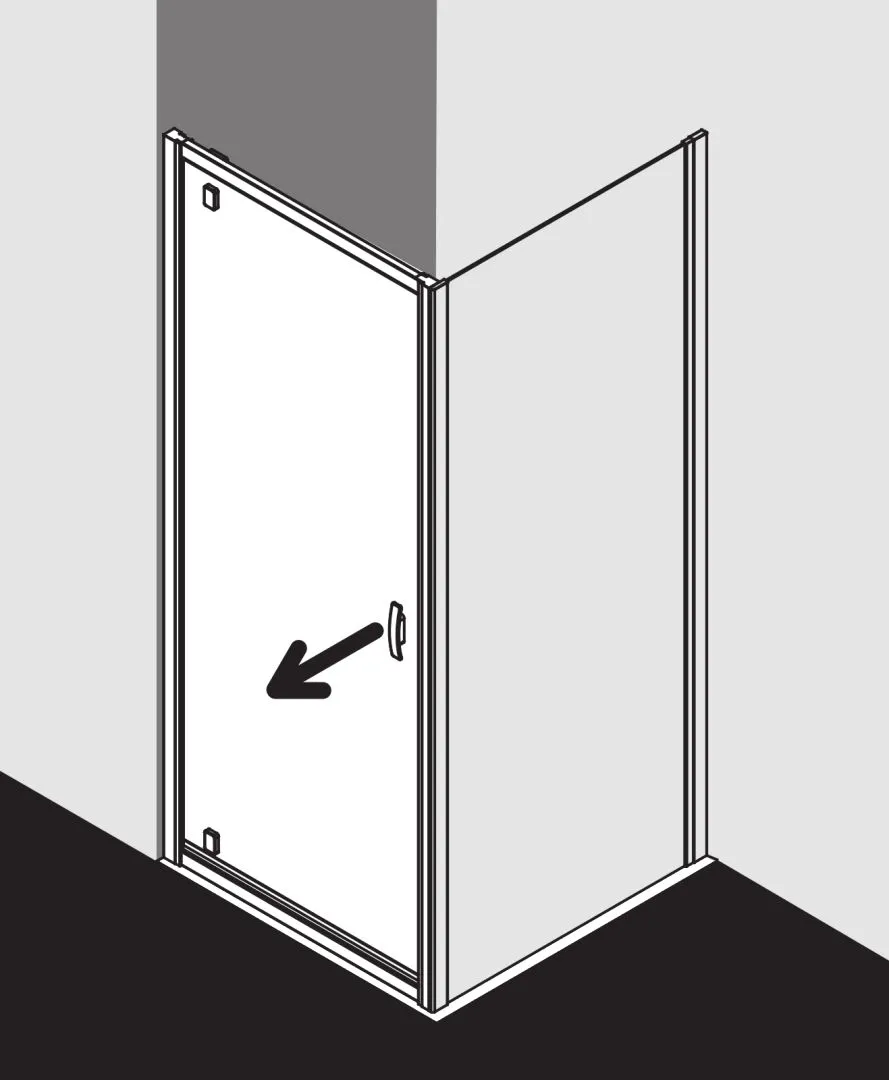 Kermi Duschdesign IBIZA 2000 Schwingtür, I2 KOD, 1750x750mm Kermi Duschdesign IBIZA 2000 Schwingtür, I2 KOD, 1750x750mm