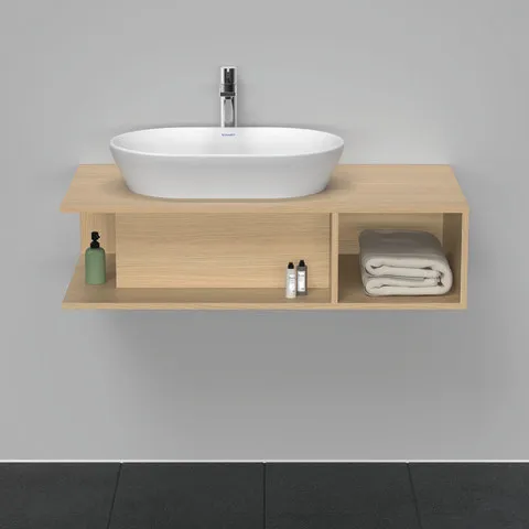 Duravit Waschtischunterschrank wandhängend „D-Neo“ 100 × 26 × 55 cm Eiche Natur Duravit Waschtischunterschrank wandhängend „D-Neo“ 100 × 26 × 55 cm Eiche Natur