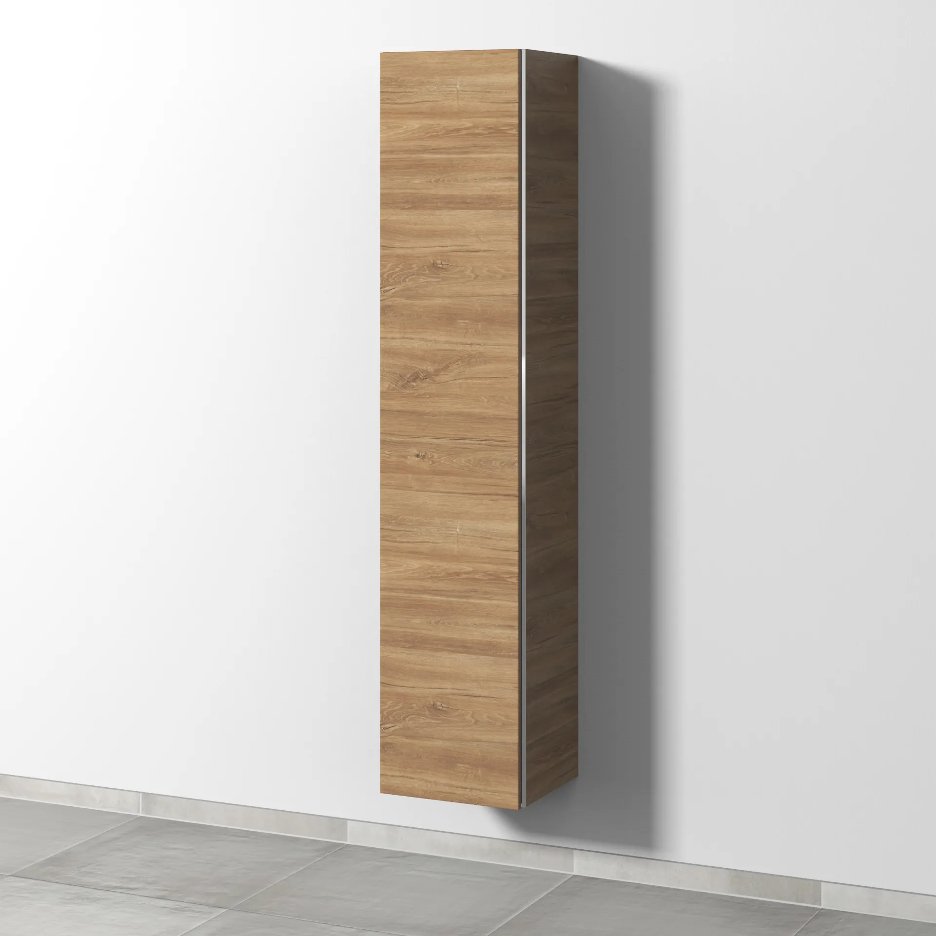 Sanipa Hochschrank „3way“ 350 × 1700 × 345 mm Anschlag links, in Eiche Kansas, Anschlag links