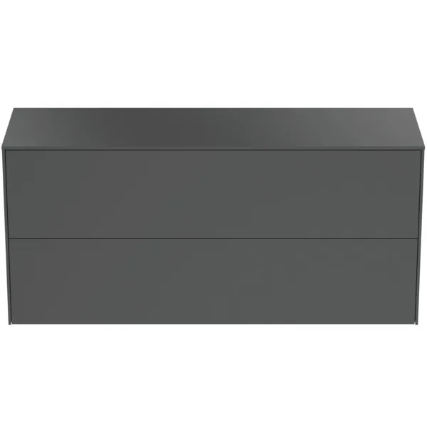 Ideal Standard Waschtischunterschrank „Conca“ 120,2 × 55 × 37,3 cm Anthrazit matt lackiert