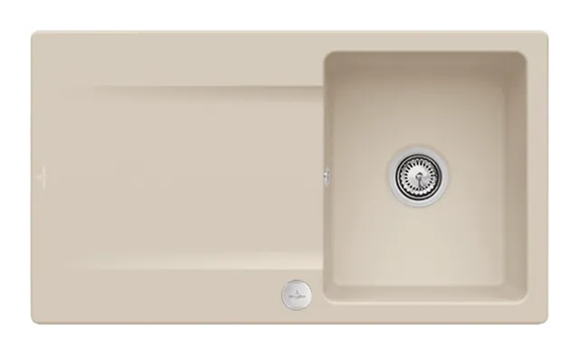 Villeroy & Boch Einbau-Küchenspülbecken „Siluet“ 50 900 × 510 × 220 mm in Almond Villeroy & Boch Einbau-Küchenspülbecken „Siluet“ 50 900 × 510 × 220 mm in Almond