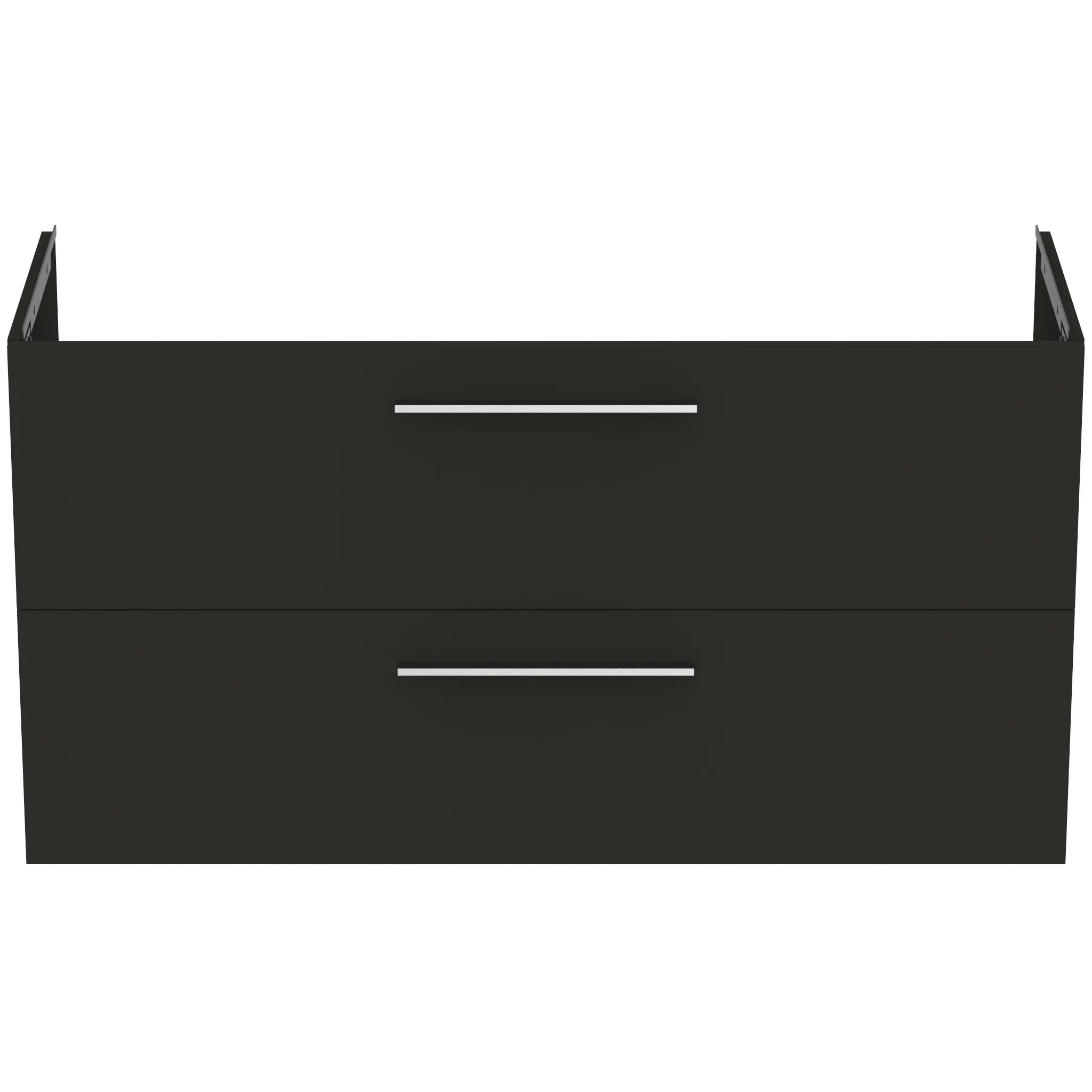 Ideal Standard i.life A Möbelwaschtischunterschrank, Carbongrau matt, 1200x440x630 mm, 2 Auszüge mit Softclose-Mechanismus Ideal Standard i.life A Möbelwaschtischunterschrank, Carbongrau matt, 1200x440x630 mm, 2 Auszüge mit Softclose-Mechanismus