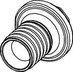 TECEflex Endstopfen Dim 16, PPSU TECEflex Endstopfen Dim 16, PPSU