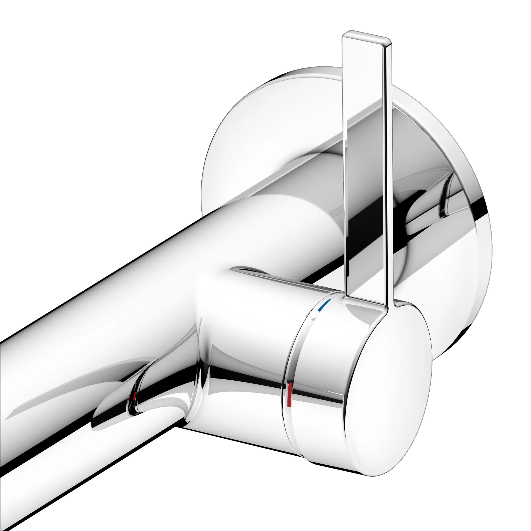 KEUCO IXMO Einhebel-Waschtischmischer Unterputz 1 Loch IXMO Pure für Wandmontage, rund Ausladung 165 mm/IXMO Pure verchromt