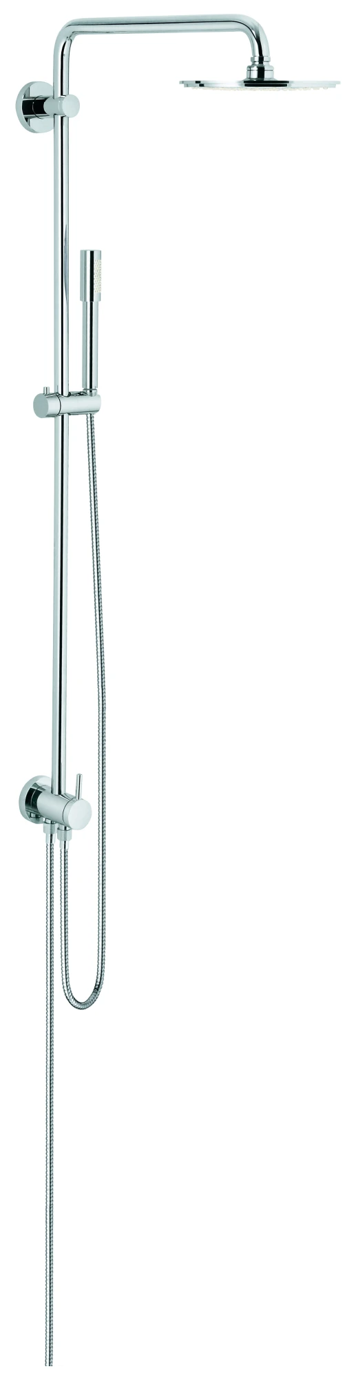 Duschsystem Rainshower System 210 27058, mit Umstellung, Wandmontage, 450 mm Duscharm, chrom