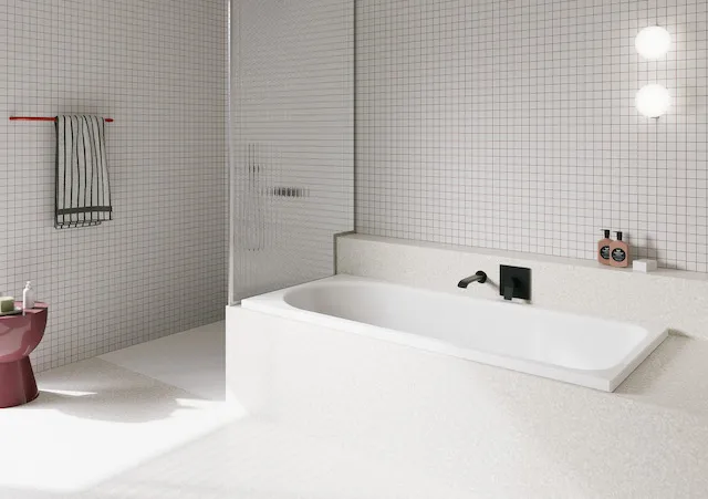 BetteOcean Badewannen-Rechteck 1800 x 800 mm, Fußende rechts, Überlauf vorne, weiß, glasierter Titan-Stahl, Einbau, 40 mm Randhöhe BetteOcean Badewannen-Rechteck 1800 x 800 mm, Fußende rechts, Überlauf vorne, weiß, glasierter Titan-Stahl, Einbau, 40 mm Randhöhe