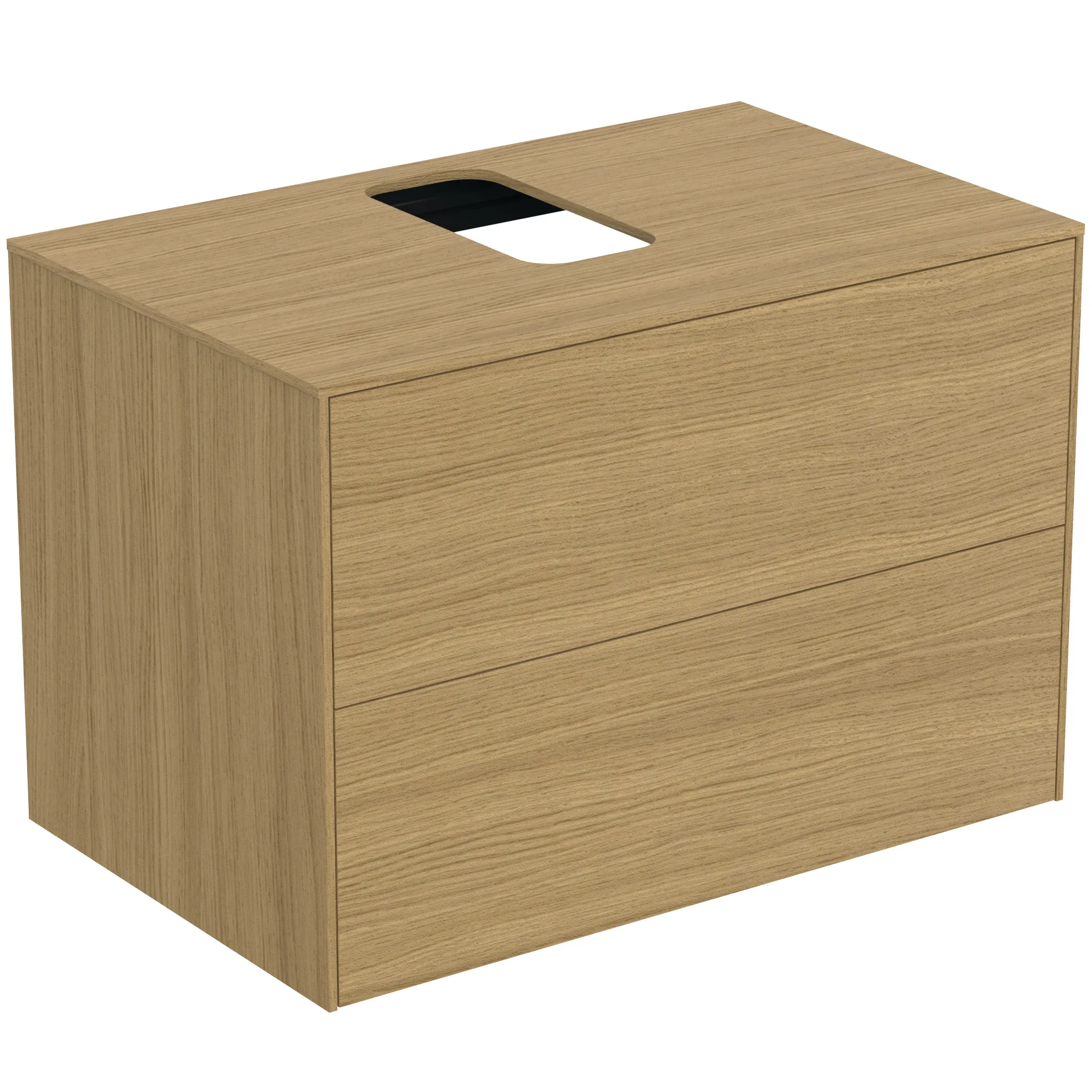 Ideal Standard Waschtischunterschrank „Conca“ 80,2 × 55 × 50,5 cm Eiche hell Furnier Ideal Standard Waschtischunterschrank „Conca“ 80,2 × 55 × 50,5 cm Eiche hell Furnier