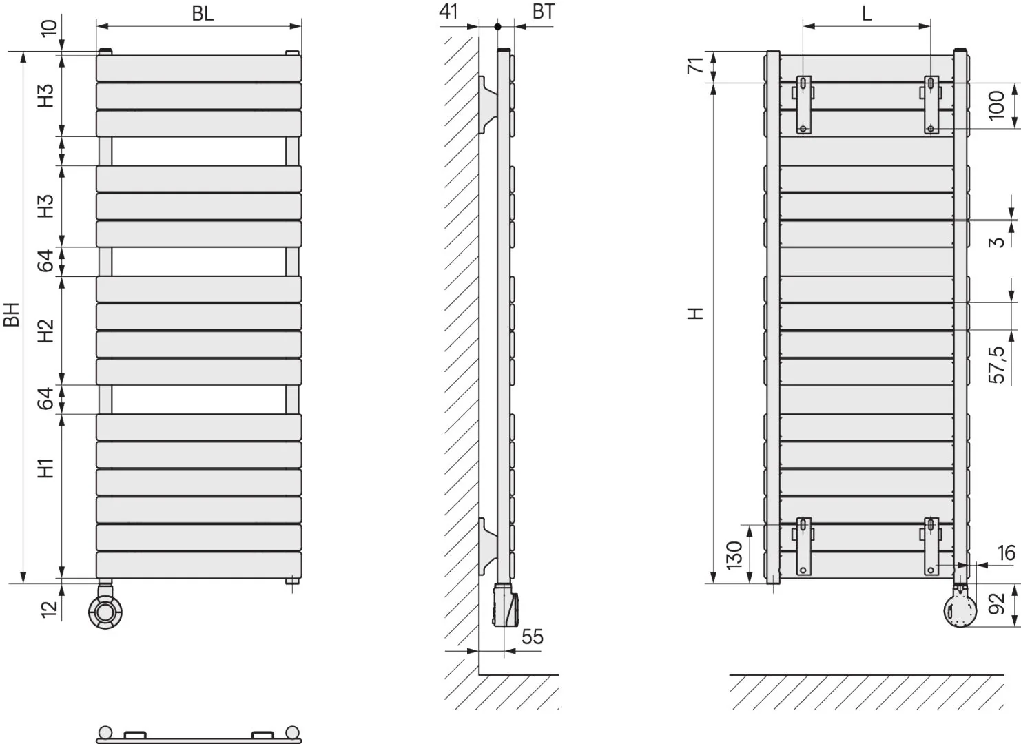 Kermi Aster Designheizkörper - Elektroheizung, RAL 9016 seidenglanz, 866x450x37 mm, links, 400W, EU-Stecker Kermi Aster Designheizkörper - Elektroheizung, RAL 9016 seidenglanz, 866x450x37 mm, links, 400W, EU-Stecker