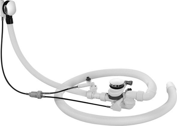 Duravit Ab- und Überlaufgarnitur für Badewannen mit Zulauf Modell 791254