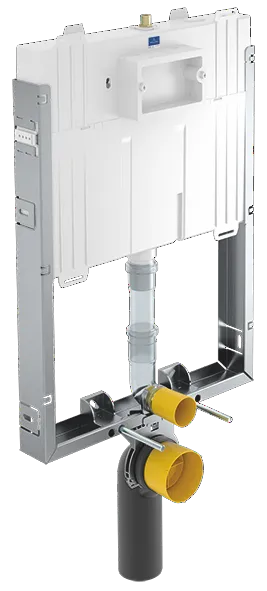 WC-Montageelement Compact ViConnect Installationssysteme 922484, 650 x 786 x 80 mm, für Nassbau