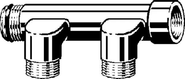 Viega „Sanfix“ Verteiler 2-fach Viega „Sanfix“ Verteiler 2-fach
