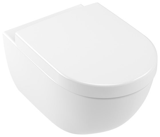 Set Wand-Tiefspül-WC „Subway 2.0“ 37,5 × 36 × 56,5 cm Abgang waagerecht, mit Spülrand mit Villeroy & Boch WC-Sitz „Subway 2.0“ inkl. Deckel 35,9 × 45,9 × 6 cm ,, Quick Release, Soft Closing Set Wand-Tiefspül-WC „Subway 2.0“ 37,5 × 36 × 56,5 cm Abgang waagerecht, mit Spülrand mit Villeroy & Boch WC-Sitz „Subway 2.0“ inkl. Deckel 35,9 × 45,9 × 6 cm ,, Quick Release, Soft Closing