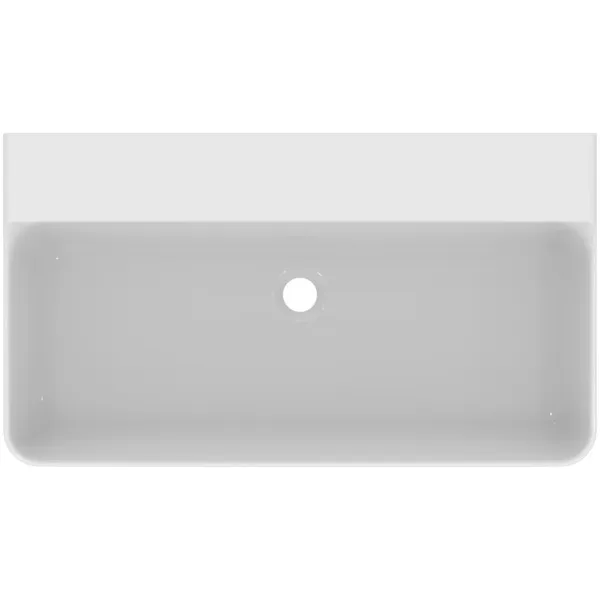 Waschbecken „Conca“ 80 × 45 × 14,5 cm in Weiß