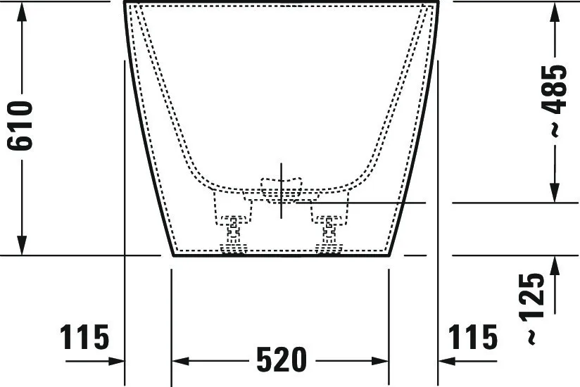 Duravit Badewanne „DuraSquare“ freistehend rechteck 1600 × 750 mm in Weiß (matt) Duravit Badewanne „DuraSquare“ freistehend rechteck 1600 × 750 mm in Weiß (matt)