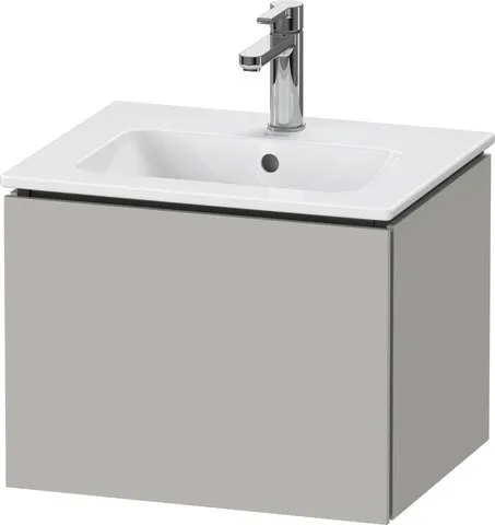 Duravit Waschtischunterschrank wandhängend „L-Cube“ 52 × 40 × 42,1 cm in Betongrau Matt