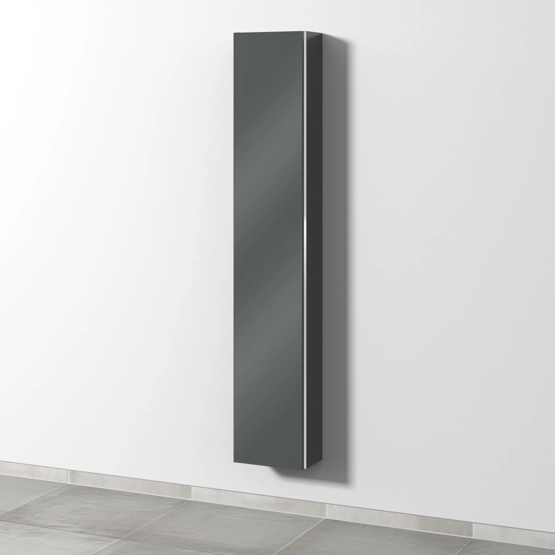 Sanipa Hochschrank „3way“ 300 × 1700 × 197 mm Anschlag links, in Anthrazit (glanz), Anschlag links