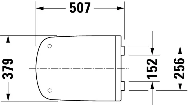 Duravit WC-Sitz „DuraStyle“ Vital 37,9 × 50,7 × 4,3 cm