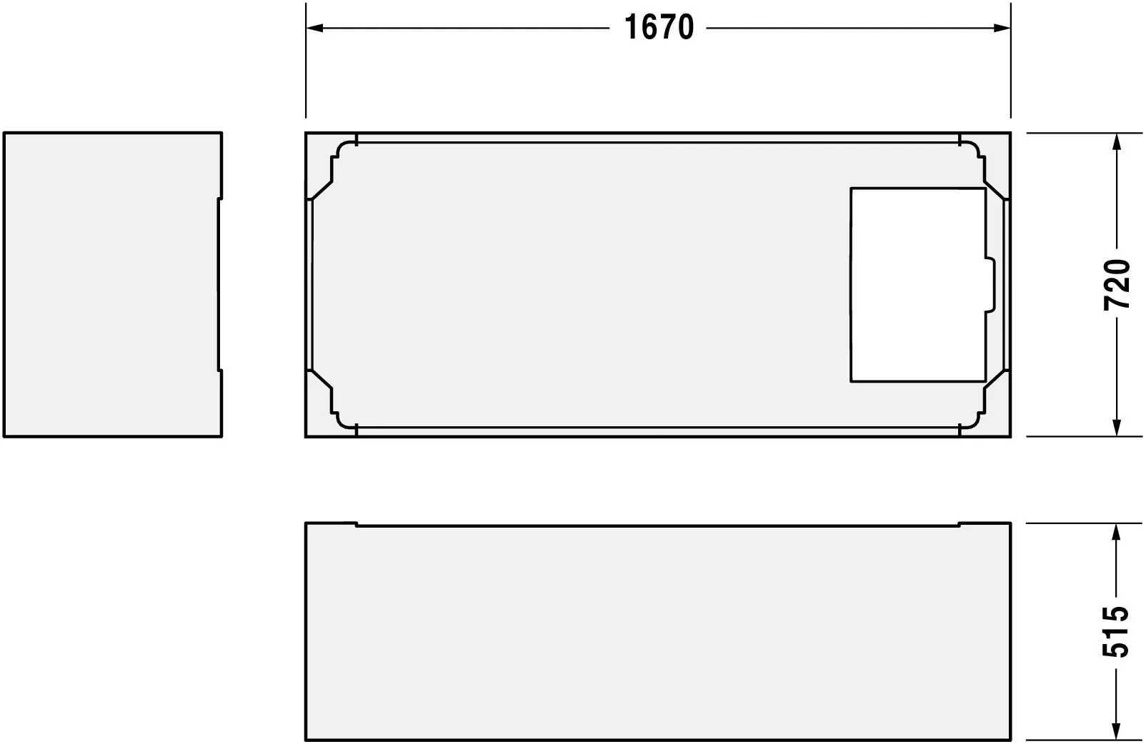 Badewannenträger für D-Code 700100 Badewannenträger für D-Code 700100