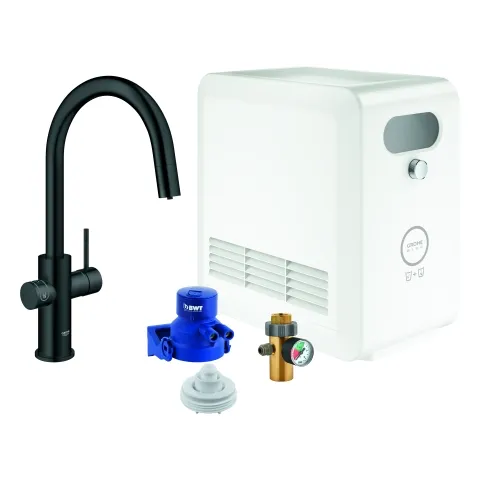 Grohe Blue Professional C-Auslauf Set mit Herausziehbarem Mousseurauslauf Grohe Blue Professional C-Auslauf Set mit Herausziehbarem Mousseurauslauf