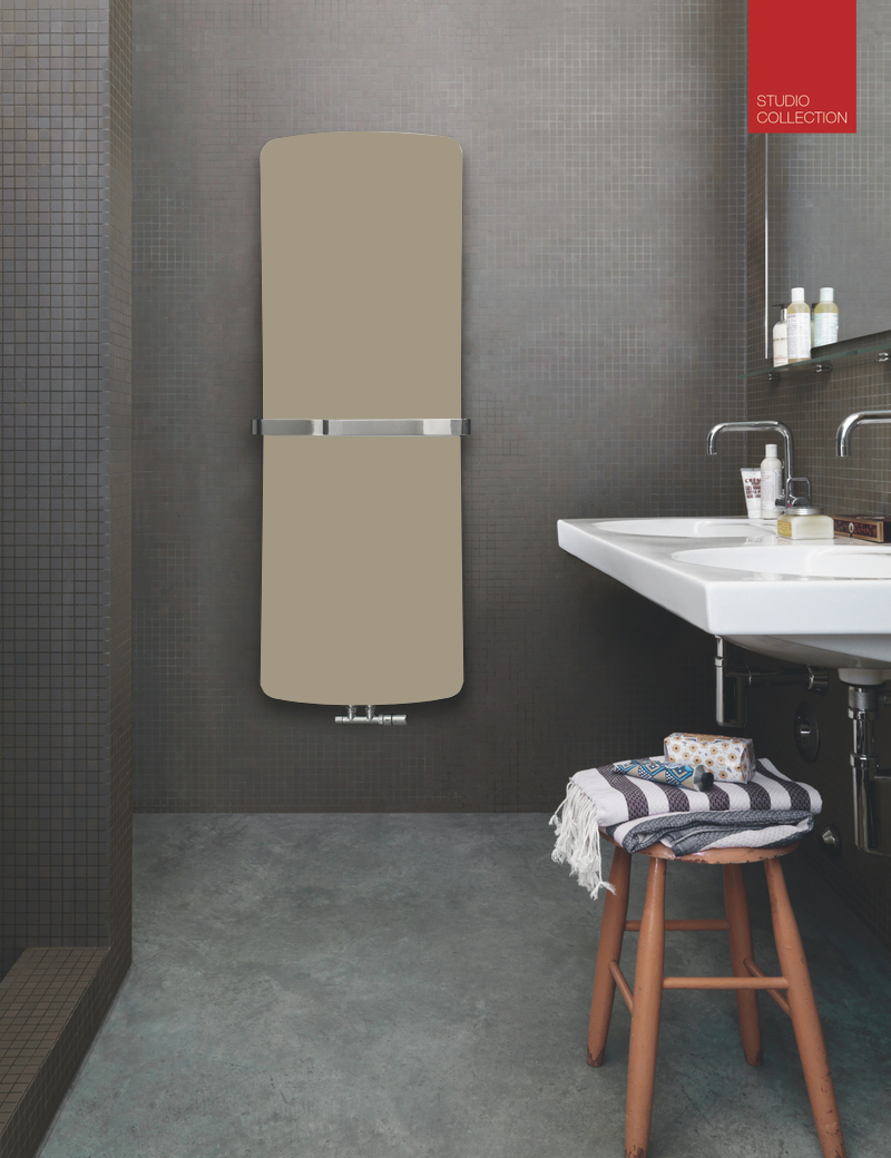 Zehnder Design-Heizkörper „Folio Belt“ für Warmwasser-Zentralheizung mit 50 mm-Mittelanschluss 43,5 × 147,6 cm in Concrete Grey Zehnder Design-Heizkörper „Folio Belt“ für Warmwasser-Zentralheizung mit 50 mm-Mittelanschluss 43,5 × 147,6 cm in Concrete Grey