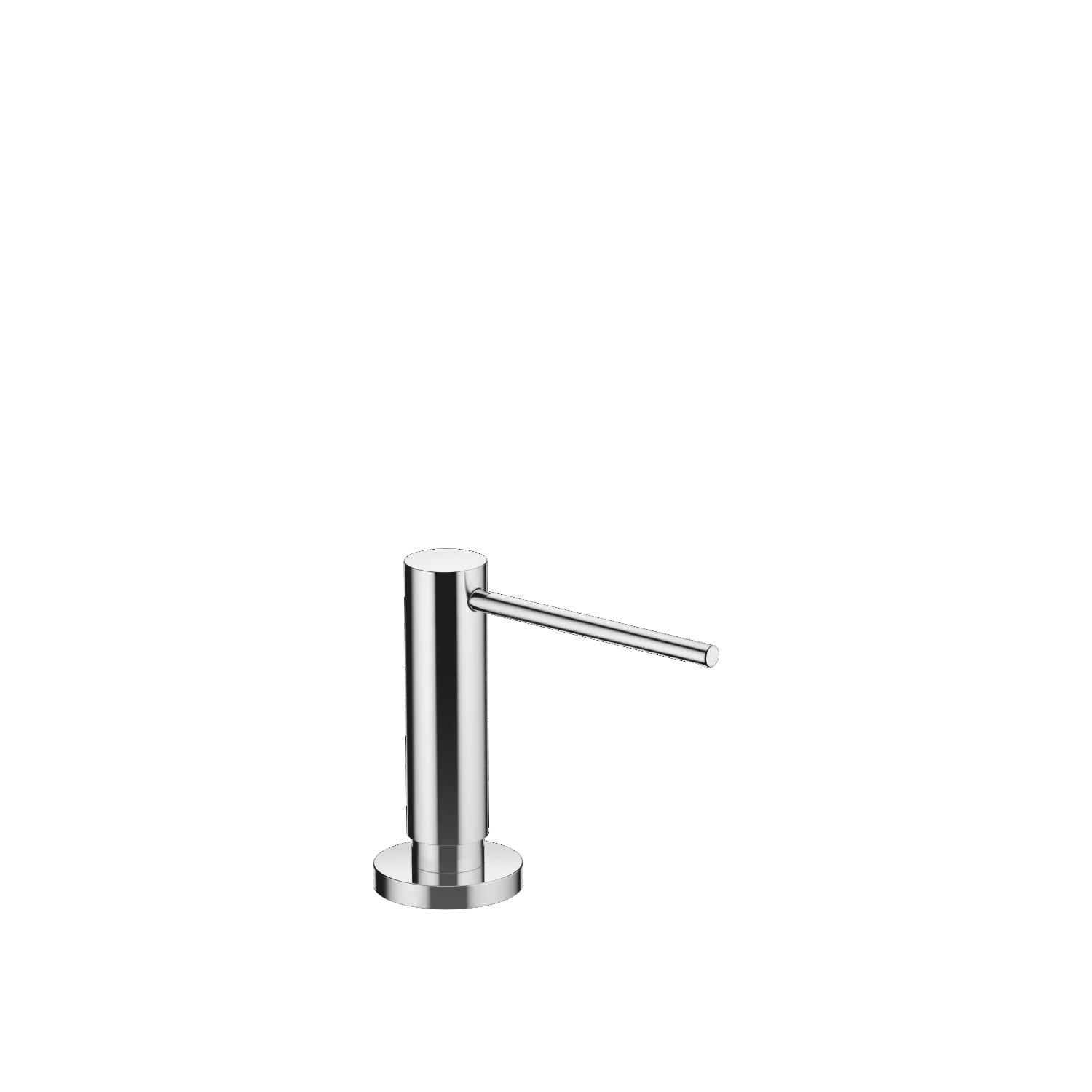 Dornbracht Spender mit Rosette - Chrom, Ausladung 124 mm, 500 ml Flaschenvolumen Dornbracht Spender mit Rosette - Chrom, Ausladung 124 mm, 500 ml Flaschenvolumen
