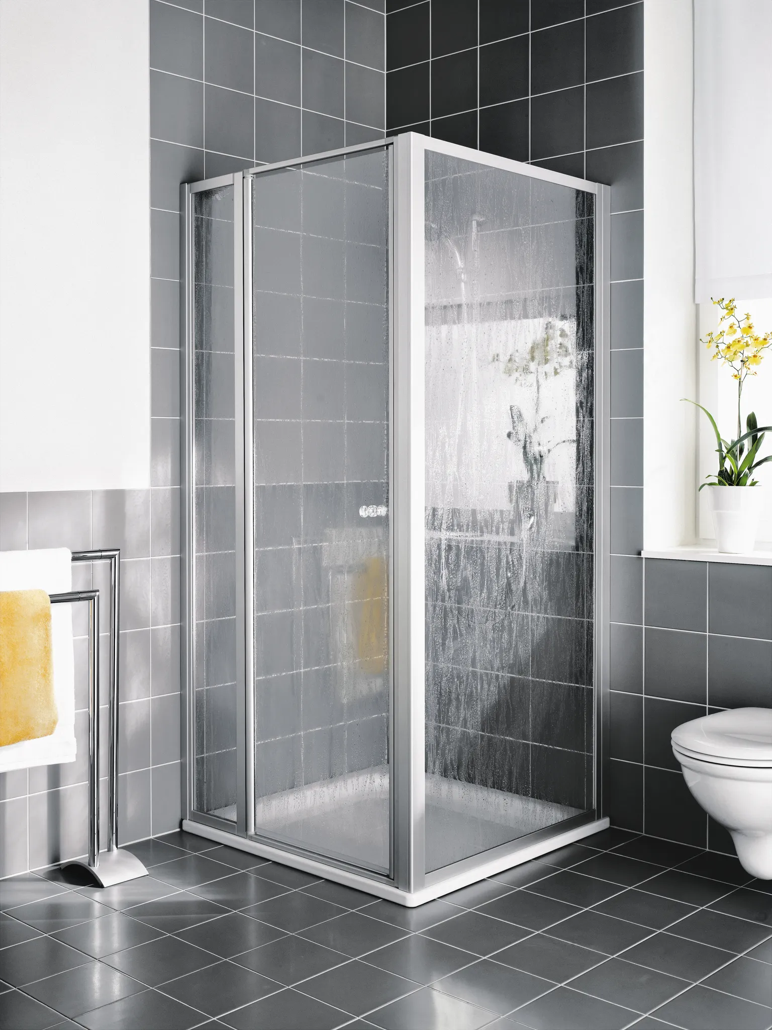 Kermi Duschdesign Schwingtür Schwingtür mit Festfeld für Nische und Ecke „NOVA 2000“ passend für Ecke / Nische Glas Kerolan Fontana, Profile Weiß (RAL 9016), BV: 845 – 880 mm WE: 845 – 880 mm H: 2000 mm Kermi Duschdesign Schwingtür Schwingtür mit Festfeld für Nische und Ecke „NOVA 2000“ passend für Ecke / Nische Glas Kerolan Fontana, Profile Weiß (RAL 9016), BV: 845 – 880 mm WE: 845 – 880 mm H: 2000 mm