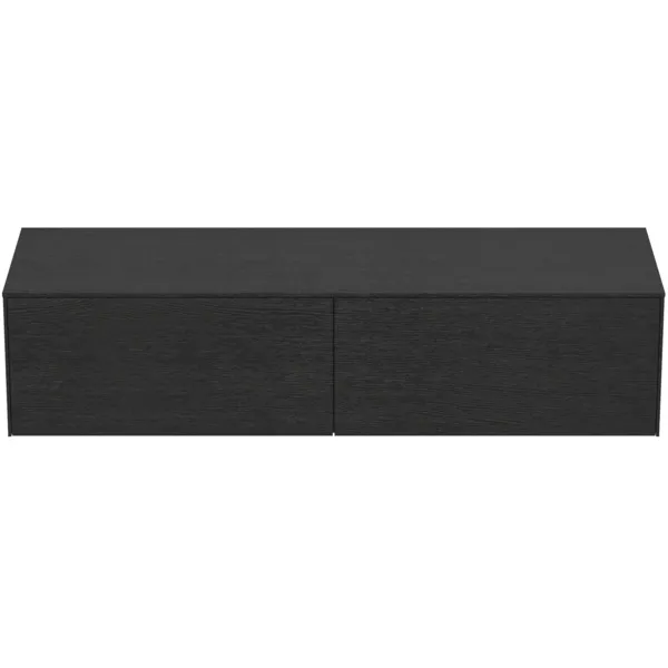 Ideal Standard Waschtischunterschrank „Conca“ 158,7 × 37 × 50,5 cm Eiche geflammt Furnier Ideal Standard Waschtischunterschrank „Conca“ 158,7 × 37 × 50,5 cm Eiche geflammt Furnier