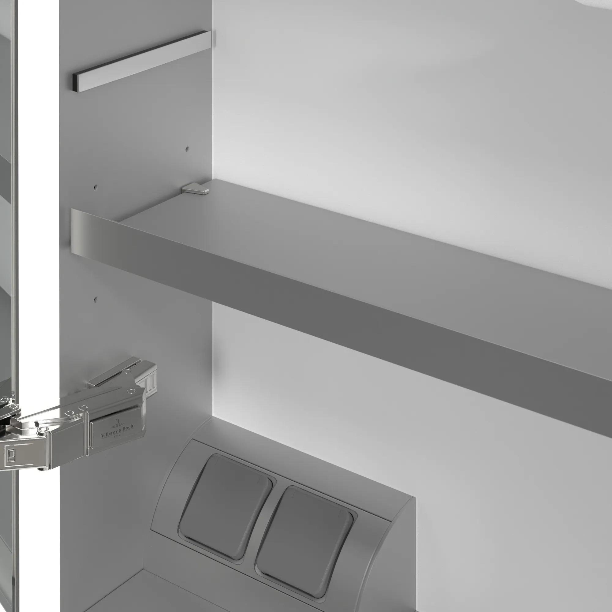 Villeroy & Boch My View Now Vorbau-Spiegelschrank 800x750x168mm mit Beleuchtung Villeroy & Boch My View Now Vorbau-Spiegelschrank 800x750x168mm mit Beleuchtung