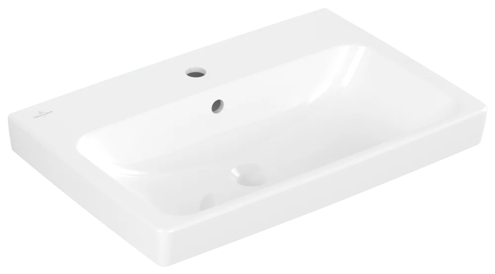 Villeroy & Boch Architectura Wandwaschbecken 4A8765, 650x445x165mm, weiß Alpin, glänzend, mit Überlauf