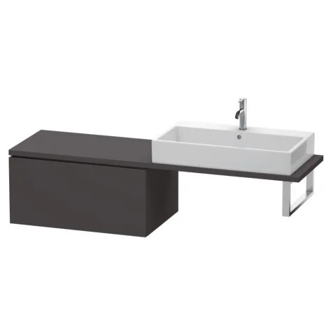 Duravit Unterschrank für Konsole „L-Cube“ 82 × 40 × 54,7 cm Graphit Supermatt